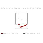 Image Kamer ISO 80, afm. int. 1230 x 1230 xh 2030 mm (3,07 m³) 4