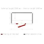 Image Kamer ISO 80, afm. int. 2030 x 1030 xh 2030 mm (4,24 m³) 4