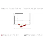 Image Kamer ISO 80, afm. int. 1830 x 1230 xh 2030 mm (4,57 m³) 4