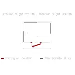 Image Kamer ISO 80, afm. int. 2430 x 1830 xh 2030 mm (9,03 m³) 4