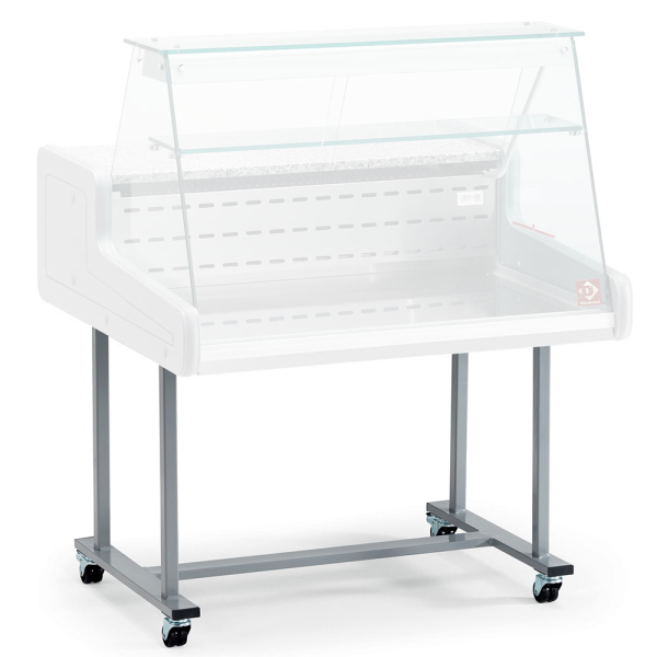 Image Onderstel op wielen voor vitrinetoonbank 0
