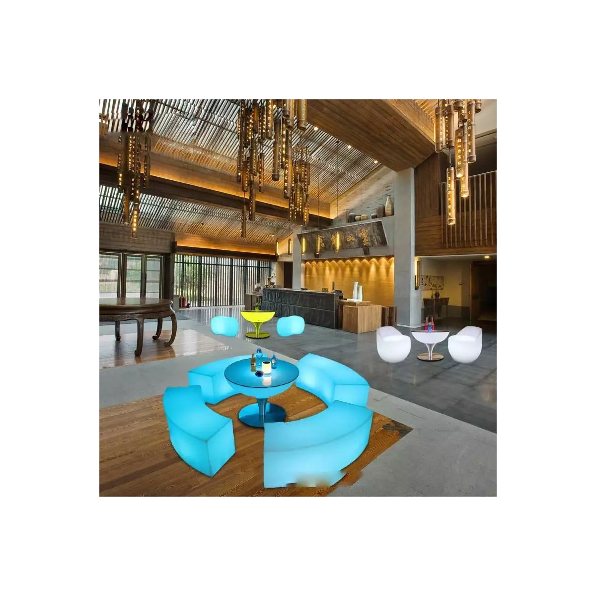 acrylic led cocktail table rond 1