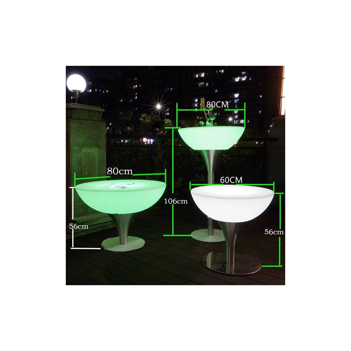 acrylic led cocktail table rond 2 1