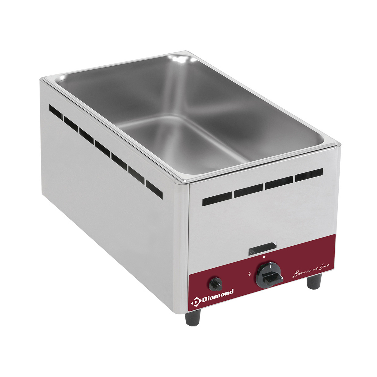 image bain-marie op gas, tafelmodel gn 1/1 - 150 mm 0