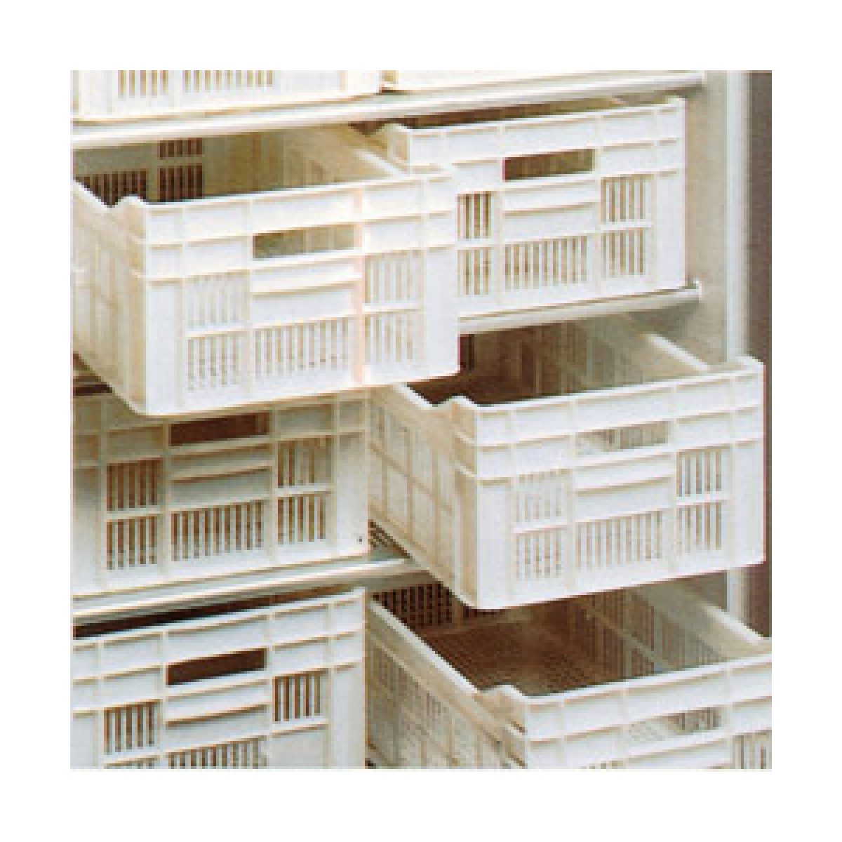 image kit bestaande uit 12 bakken van polyethyleen 500x300xh175 mm 0