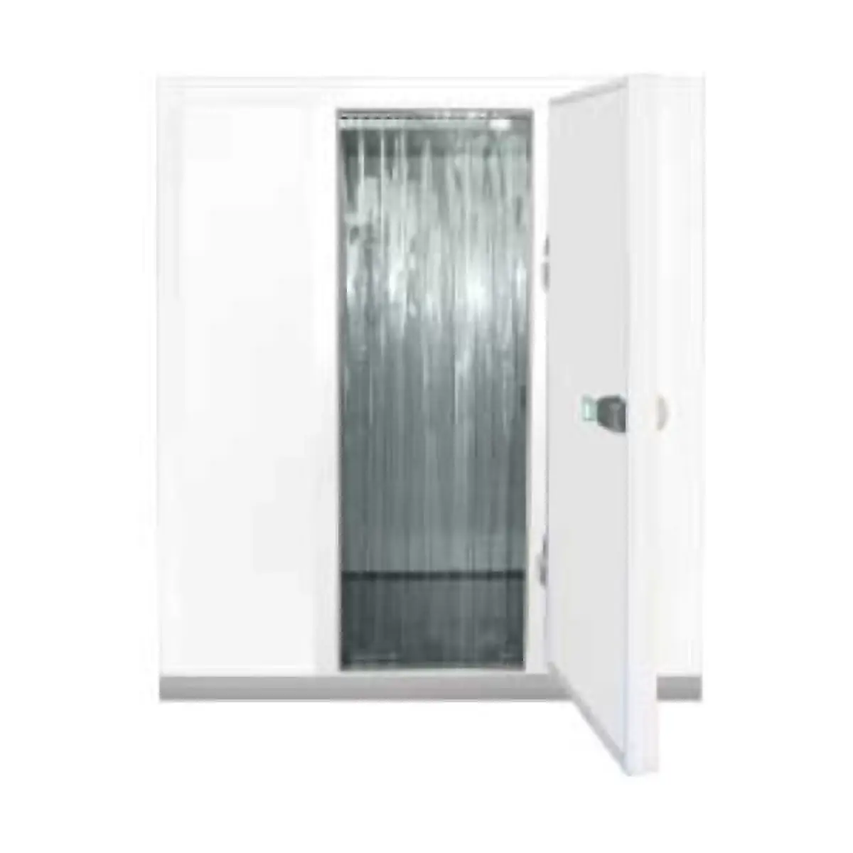 image gordijn met strips voor deur (700mm) minicold 0