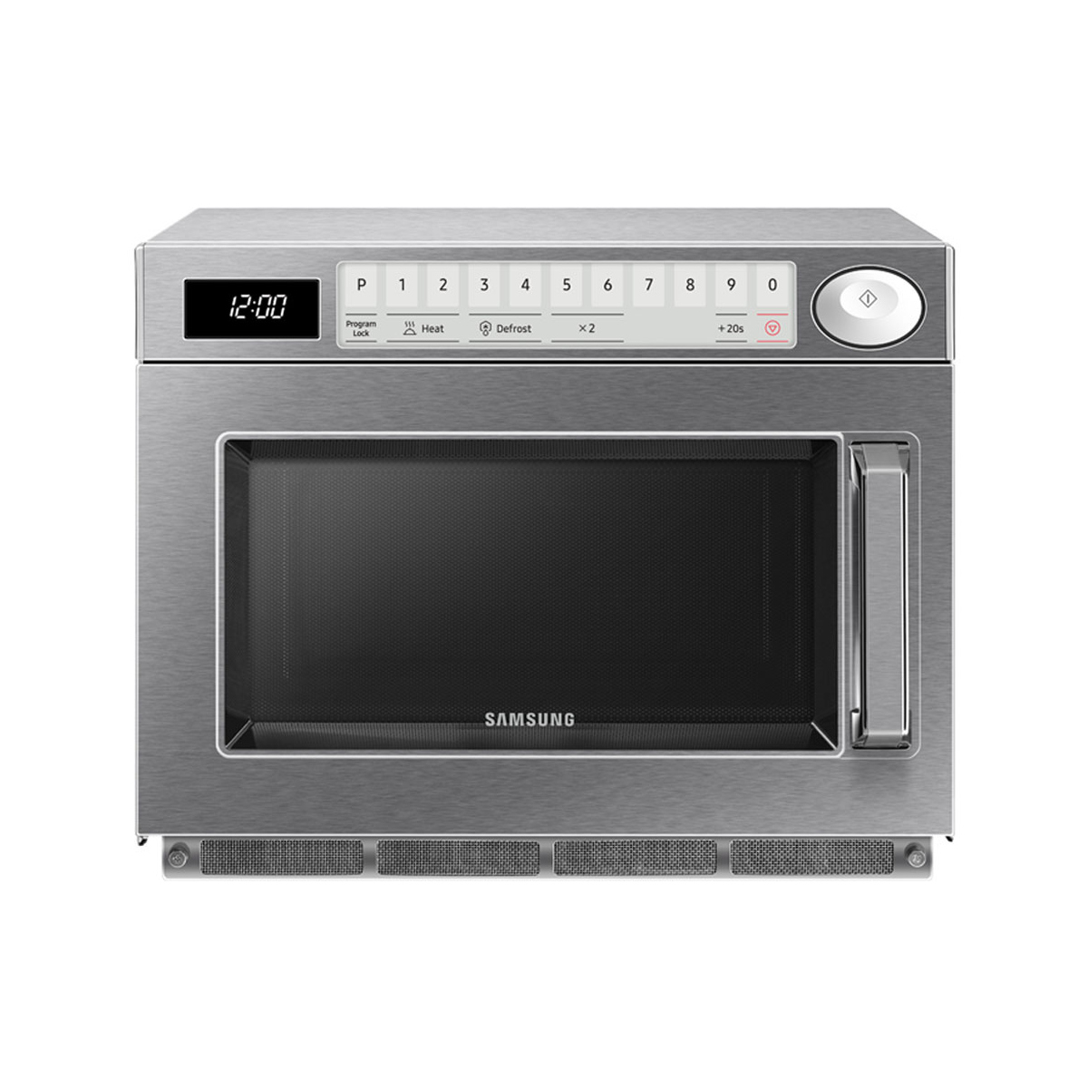 image professionele microgolfoven, gn2/3, in r.v.s, digitaal, 1850w. (26lt) 0
