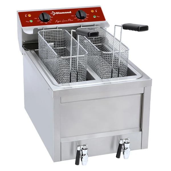 image electrische friteuse 2 x 8 lit. - top 0
