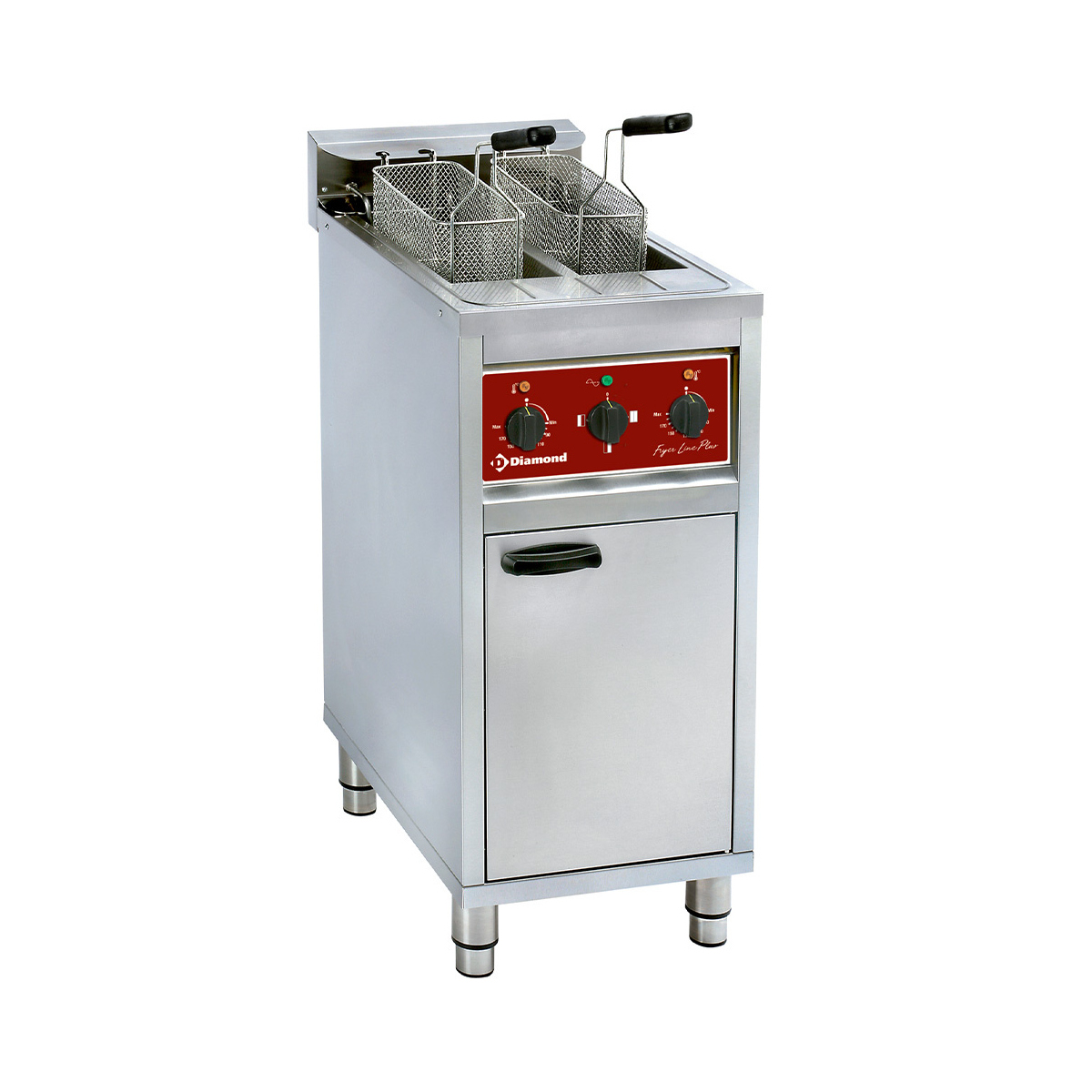 image electrische friteuse 2x 10 lit. op kast 0