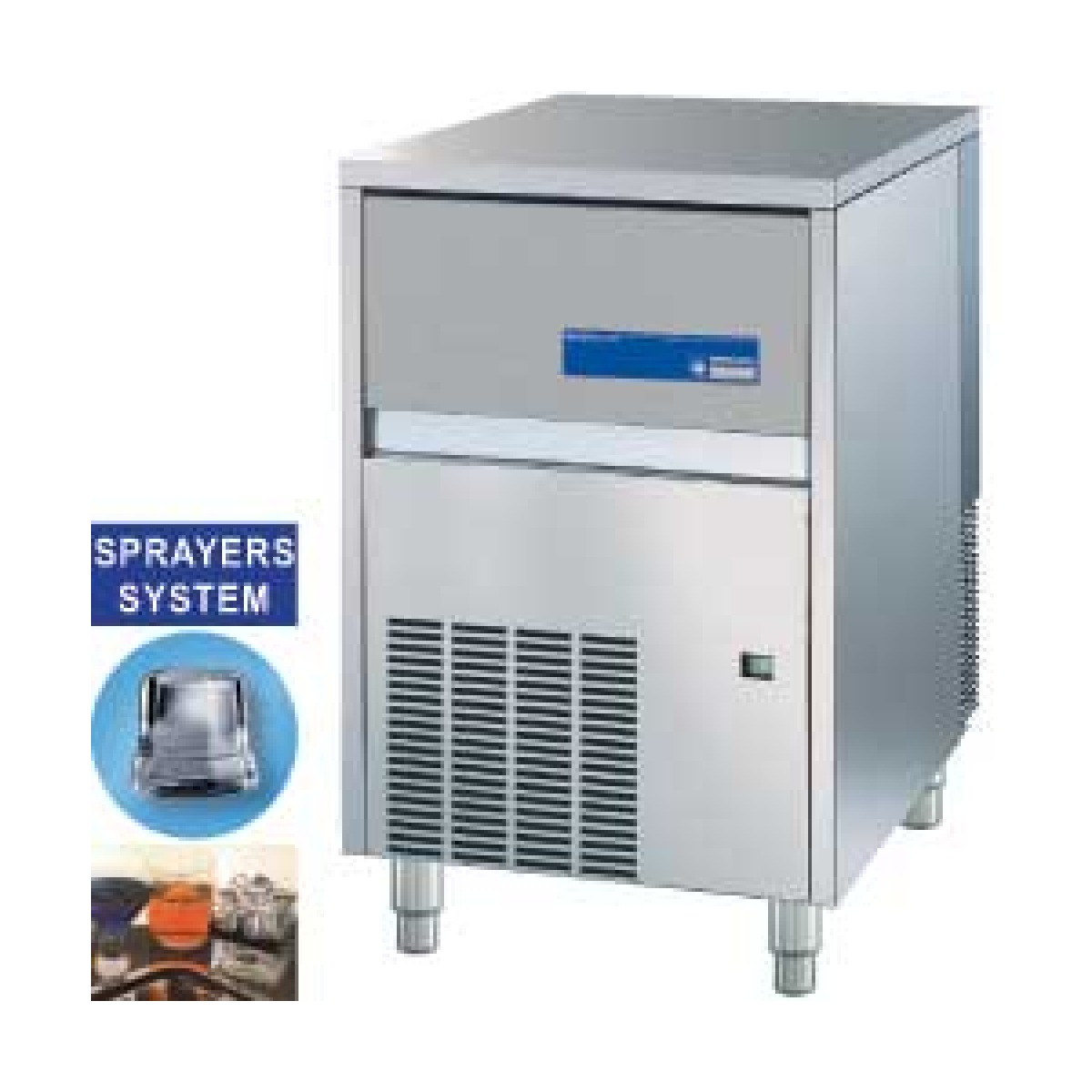 image volle ijsblokjesmachine 90 kg, met reserve - lucht 0