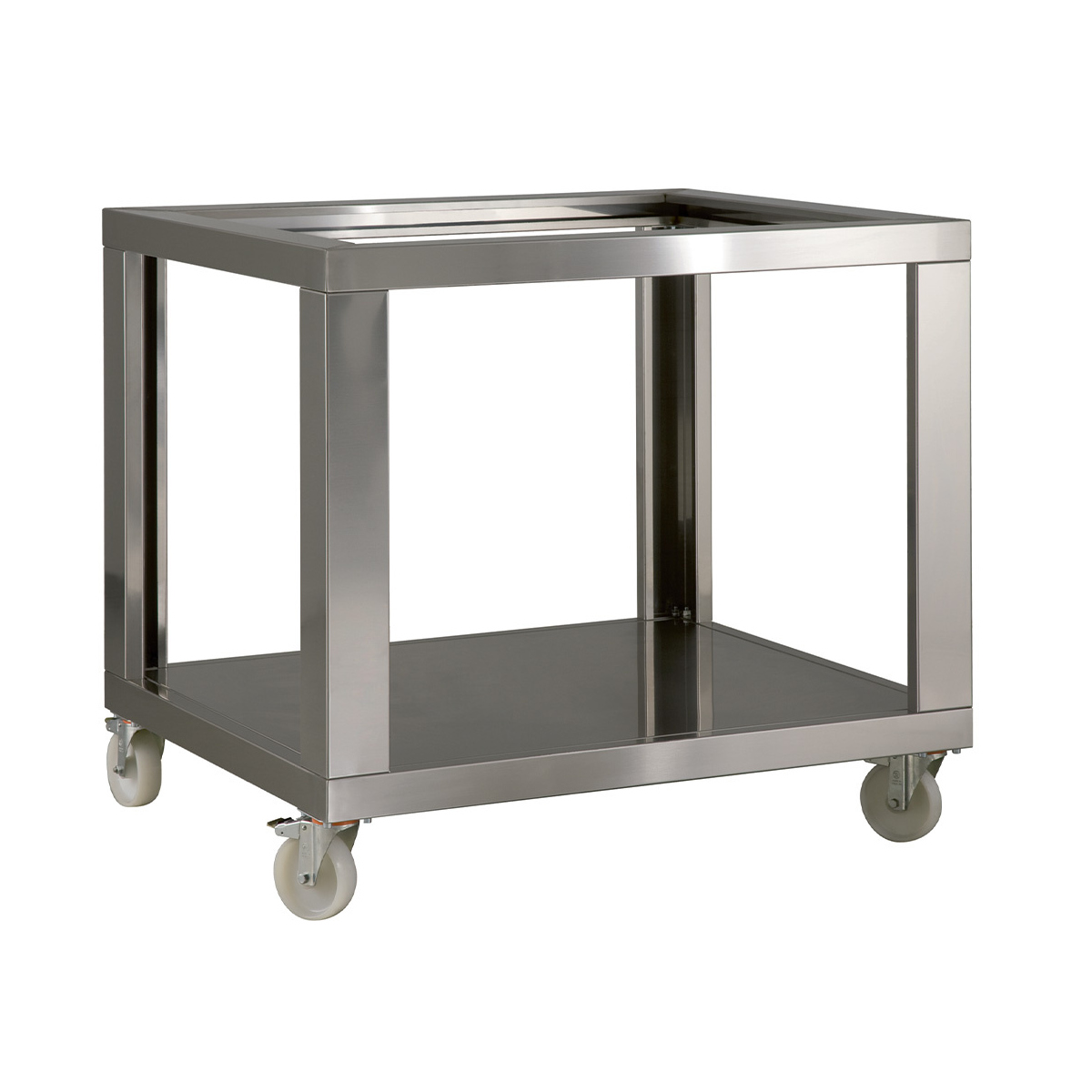 image imitatie rvs steun voor 2x gl9/333, wielen, 2 met rem 0