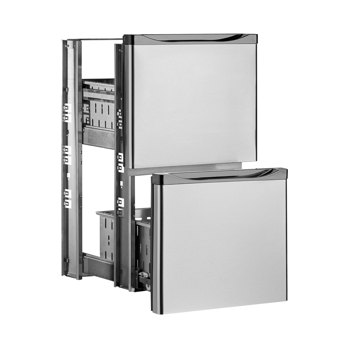 image kit ladenblok, roestvrij staal, (1/2 + 1/2) x tav 0