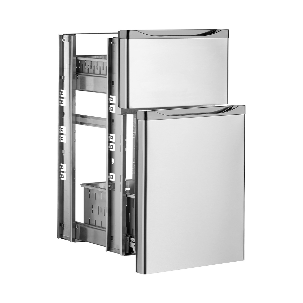 image kit ladenblok, roestvrij staal, (1/3+2/3) x tav... 0