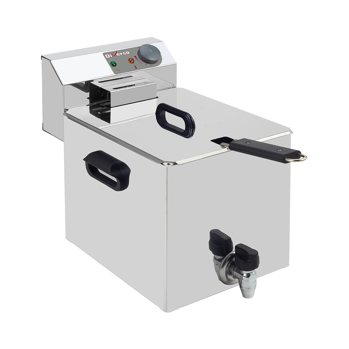 image elektrische friteuse tafelmodel 8 liter + aftapkraan 0