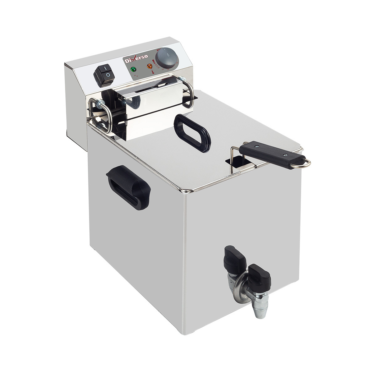 image elektrische friteuse tafelmodel 10 liter + aftapkraan 0