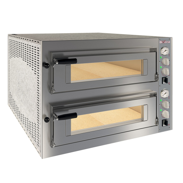 Image Elektrische oven 2x 6 pizza's diam.350mm, 2 kamers 0