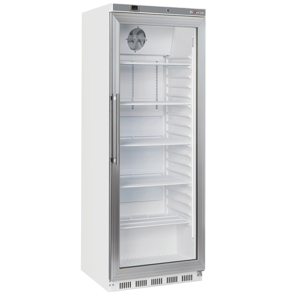 Image Koelkast geventileerd, glazen deur, 400 liter - wit 0