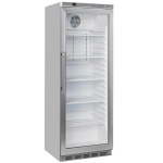 Image Koelkast geventileerd, glazen deur, 400 liter. R.V.S. 0