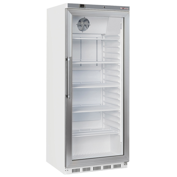 Image Koelkast GN 2/1, glazen deur, geventileerd, 600 liter - wit 0