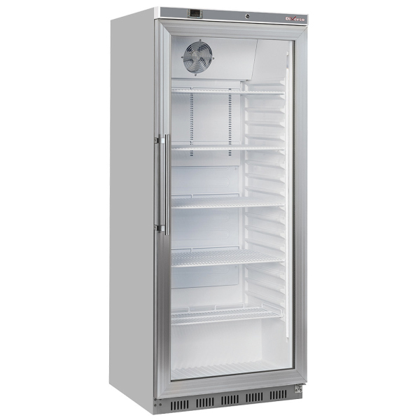 Image Koelkast GN 2/1, glazen deur, geventileerd, 600 liter. R.V.S. 0