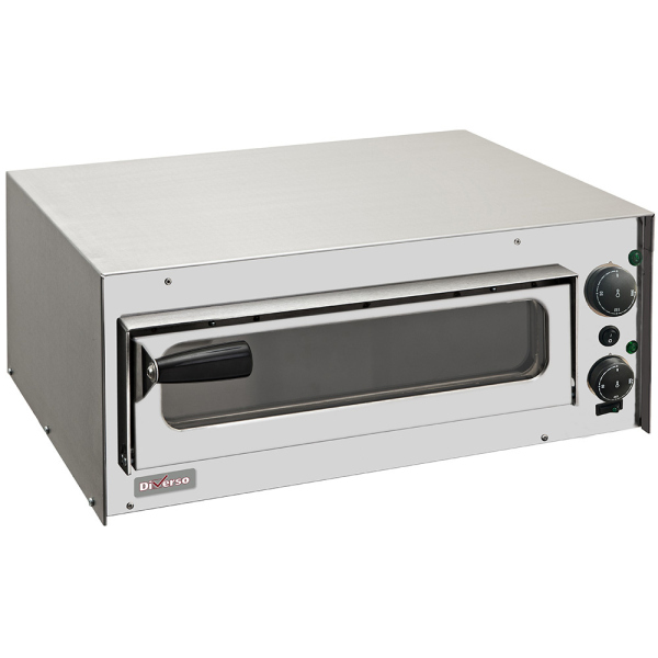 Image Pizza oven 35 mm, met glazen deurtje 0