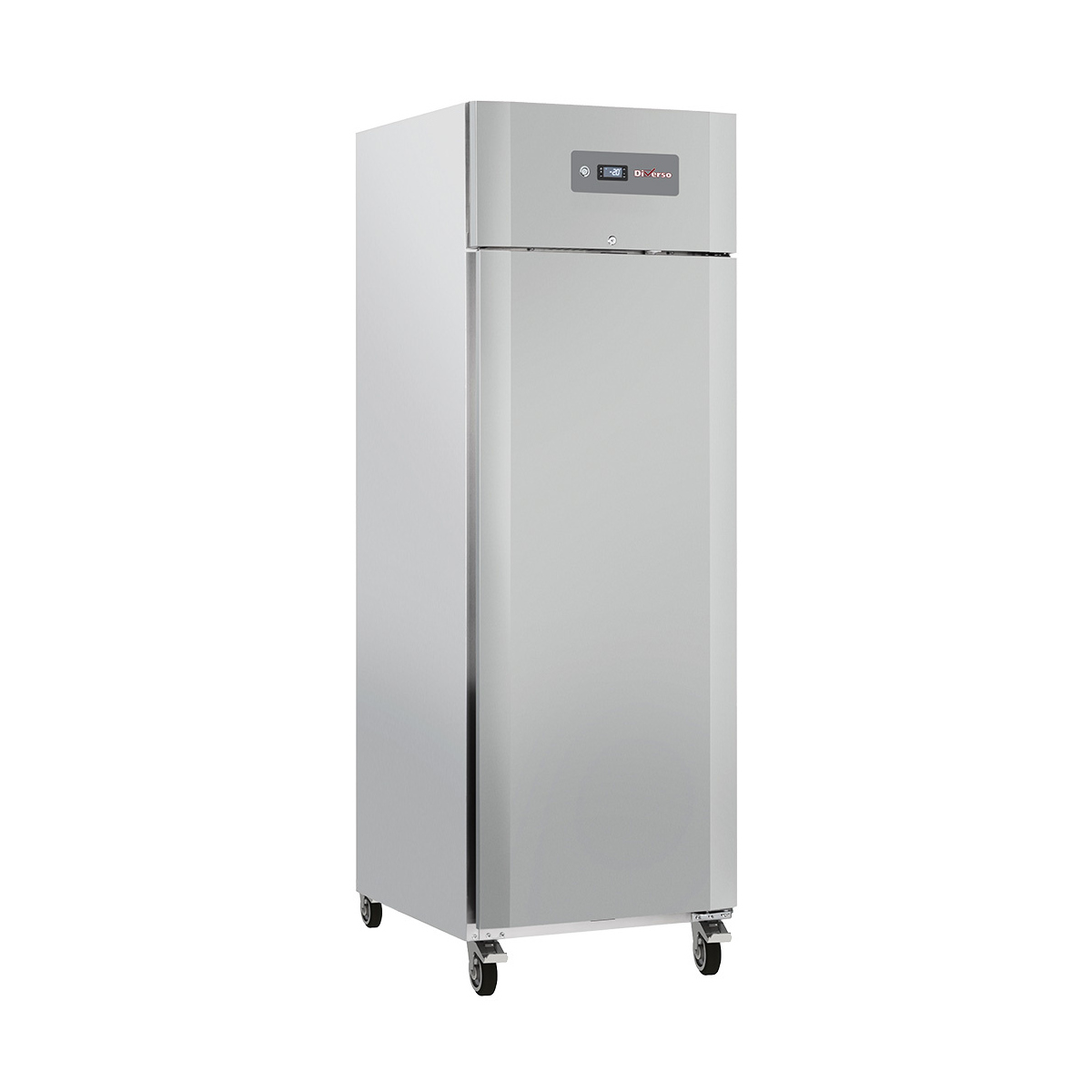 image vrieskast geventileerd 600 liter 1 deur gn2/1, op wielen, 2 met remmen 0