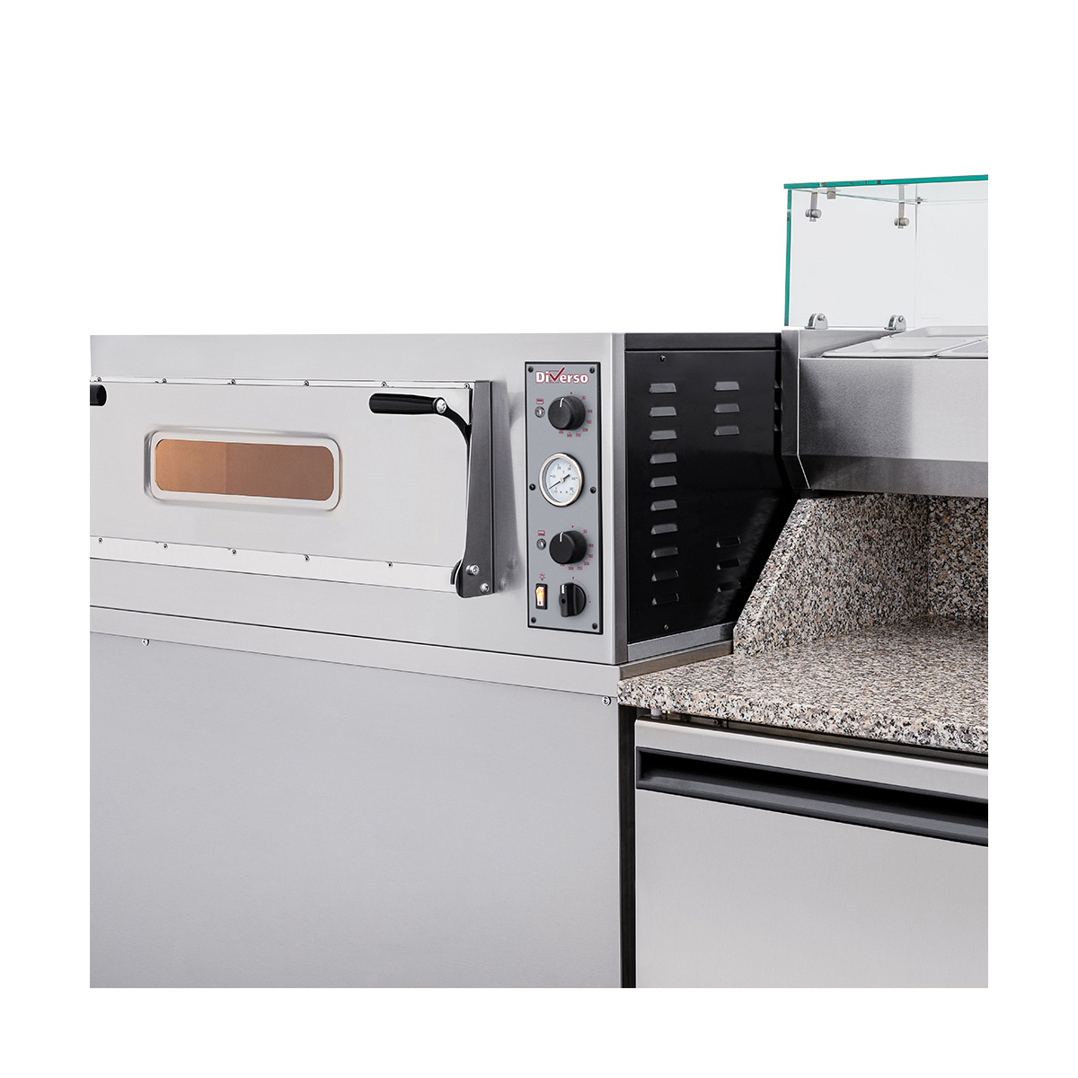 image elektrische oven 2 pizza's diam. 350mm, 1 kamer 1