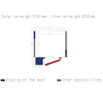Image Kamer ISO 80 met groep, afm. int. 1630 x 1430 x h2030mm (4,73m³) 1