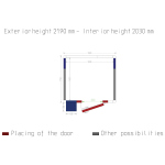 Image Kamer ISO 80 met groep, afm. int. 1830 x 1630 x h2030mm (6,06m³) 1