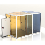 Image Combi koelkamer ISO 100, binnen afmetingen 2230 x 2630 & 2230 x 1230 xh 2230 mm (13,08 + 6,12 m³) 2