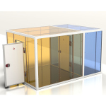 Image Combi koelkamer ISO 100, binnen afmetingen 2830 x 2630 & 2830 x 1830 xh 2230 mm (16,6 + 11,55 m³) 1