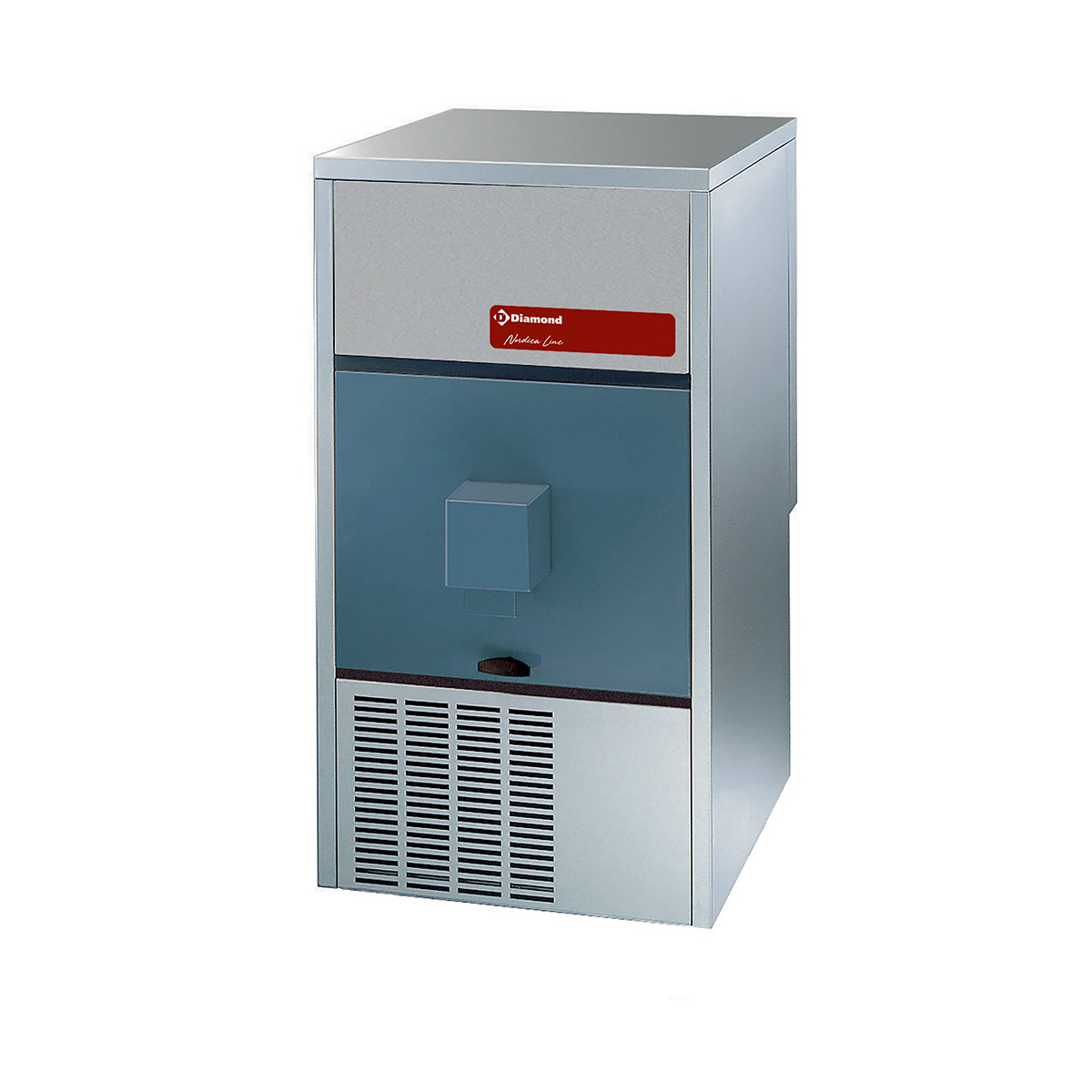 image volle ijsblokjesmachine 42 kg, met automaat -lucht 0
