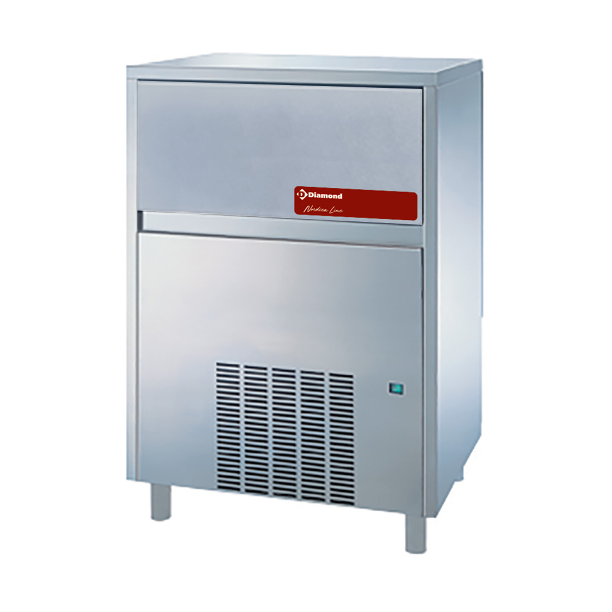 image vlakke ijsblokjesmachine 105 kg, met reserve - lucht 0
