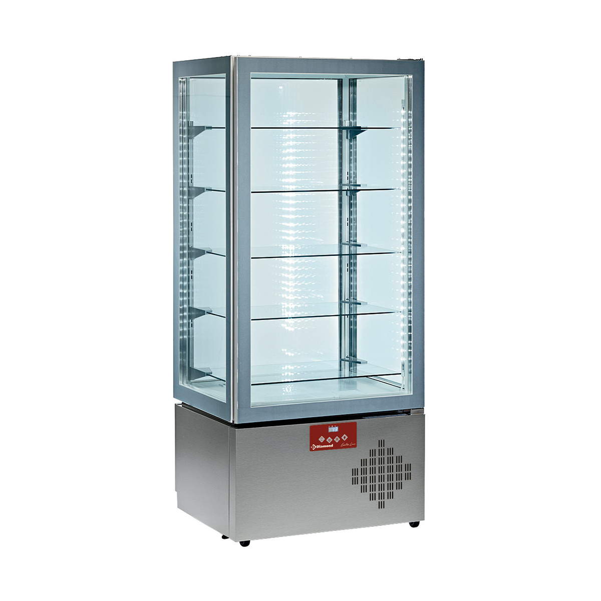 image full vitrine, 5 niveaus, geventileerd 0