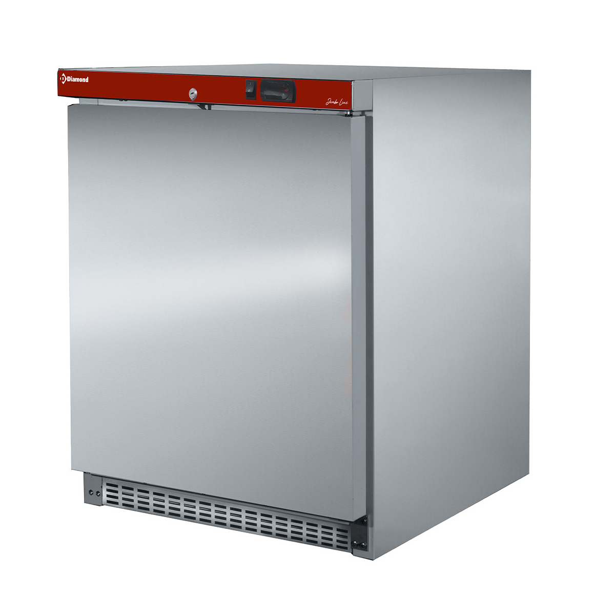 image koelkast geventileerd, 150 liter. r.v.s. 0