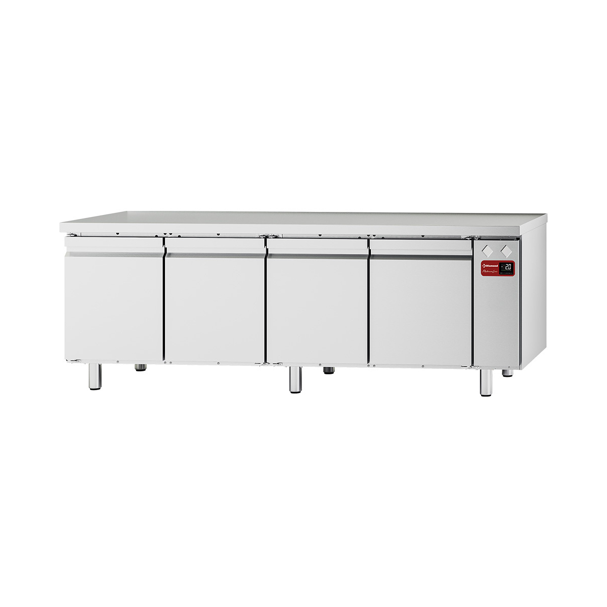image koeltafel, geventileerd, 4 deuren gn 1/1, (zonder groep) 0