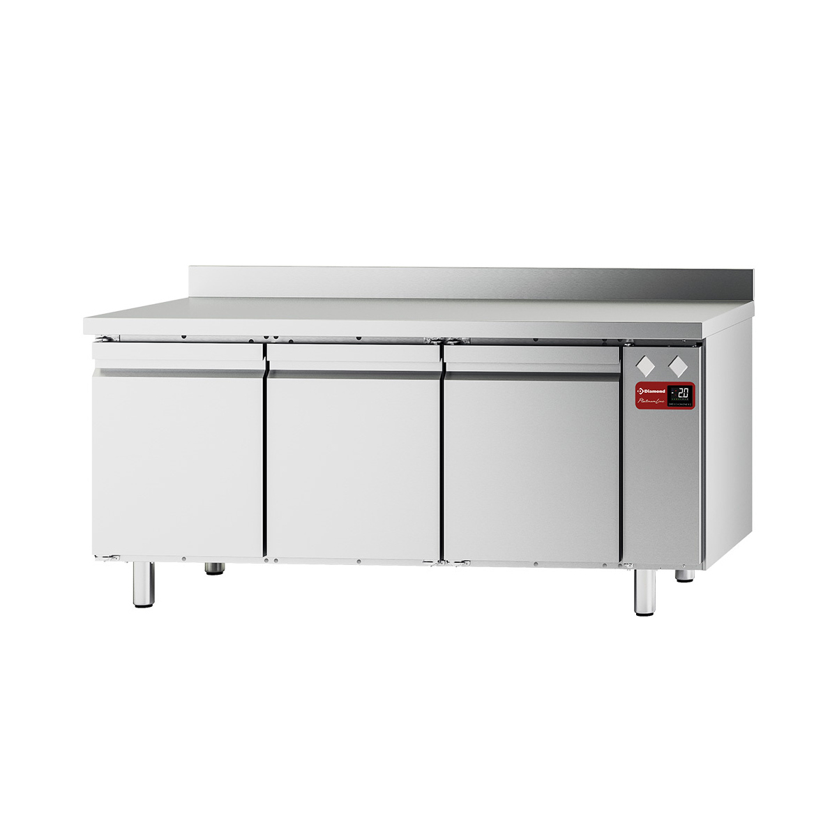 image wand koeltafel, geventileerd, 3 deuren gn 1/1, 405 liter (zonder groep) 0