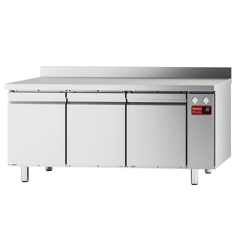 Image Wand koeltafel, geventileerd, 3 deuren GN 1/1, 405 liter (zonder groep) 0