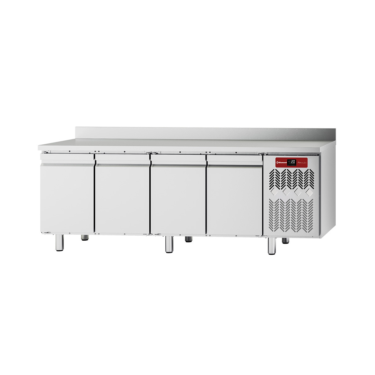image wandkoelkast, geventileerd, 4 deuren gn 1/1, 550 liter 0