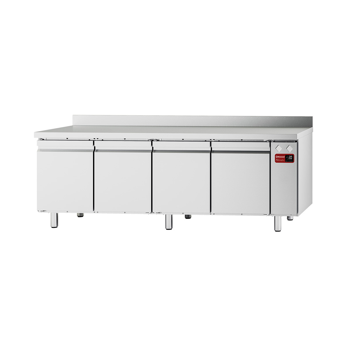 image wand koeltafel, geventileerd, 4 deuren gn 1/1, 550 liter (zonder groep) 0
