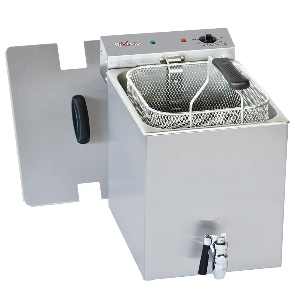 Image Elektrische friteuse tafelmodel 8 liter + aftapkraan 0