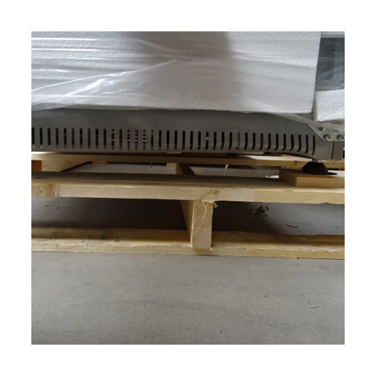 image statische diepvrieskast, glazen deur, 600 liter - r.v.s. 1