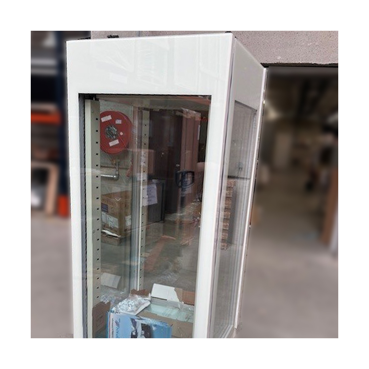 image full glazen vitrine" 440 lt., 5 glazen niveaus, geventileerd - ice cream & pastry - wit 1