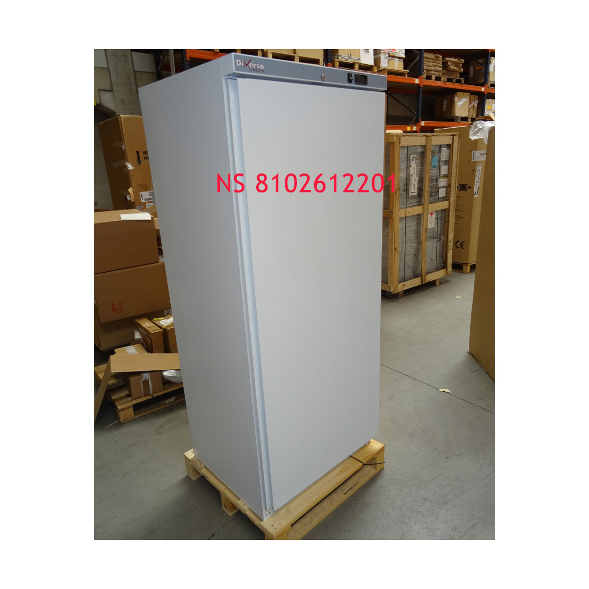 image statische diepvrieskast gn 2/1, 600 liter. r.v.s. 2