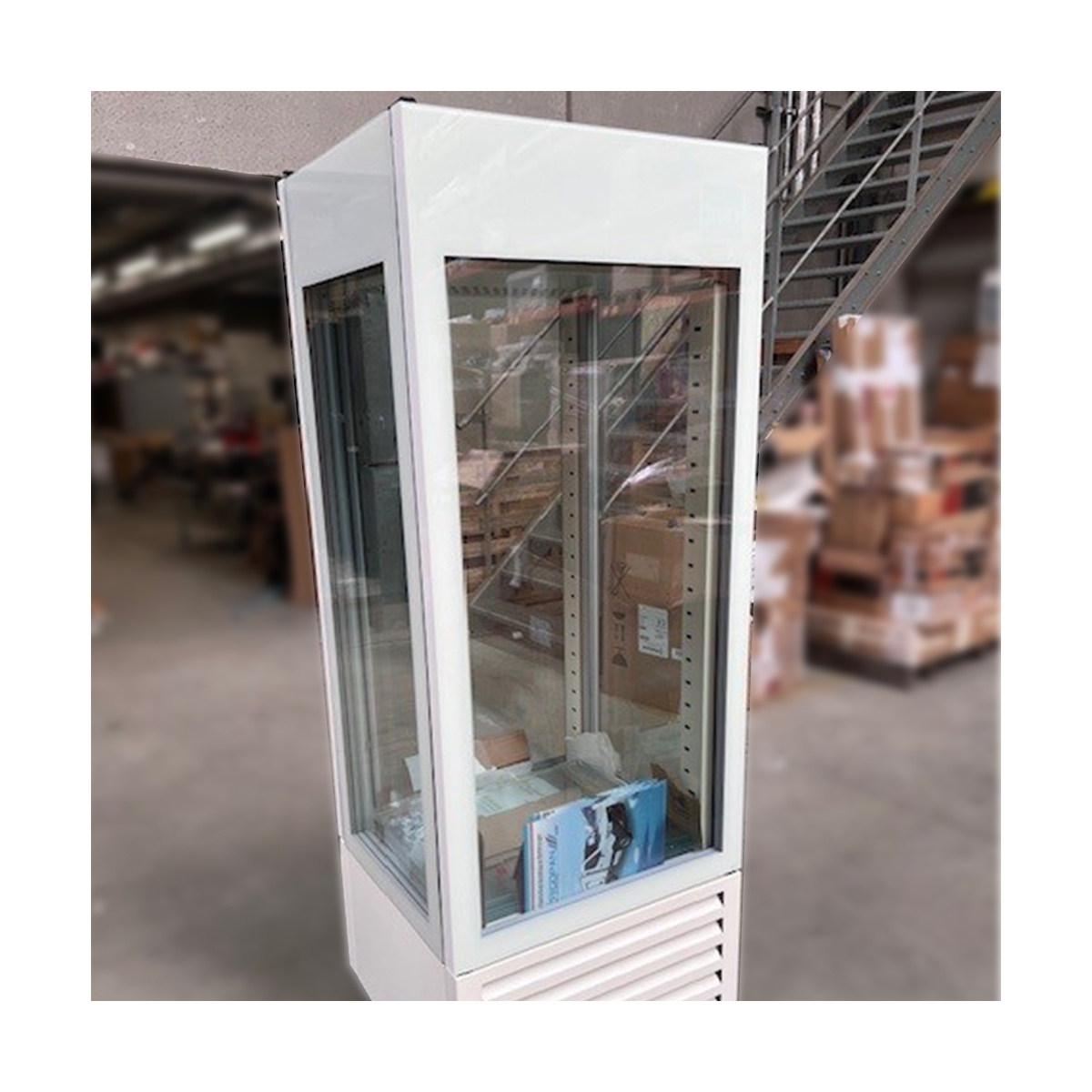image full glazen vitrine" 440 lt., 5 glazen niveaus, geventileerd - ice cream & pastry - wit 2