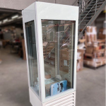 Image FULL glazen vitrine" 440 Lt., 5 glazen niveaus, geventileerd - ICE CREAM & PASTRY - WIT 2