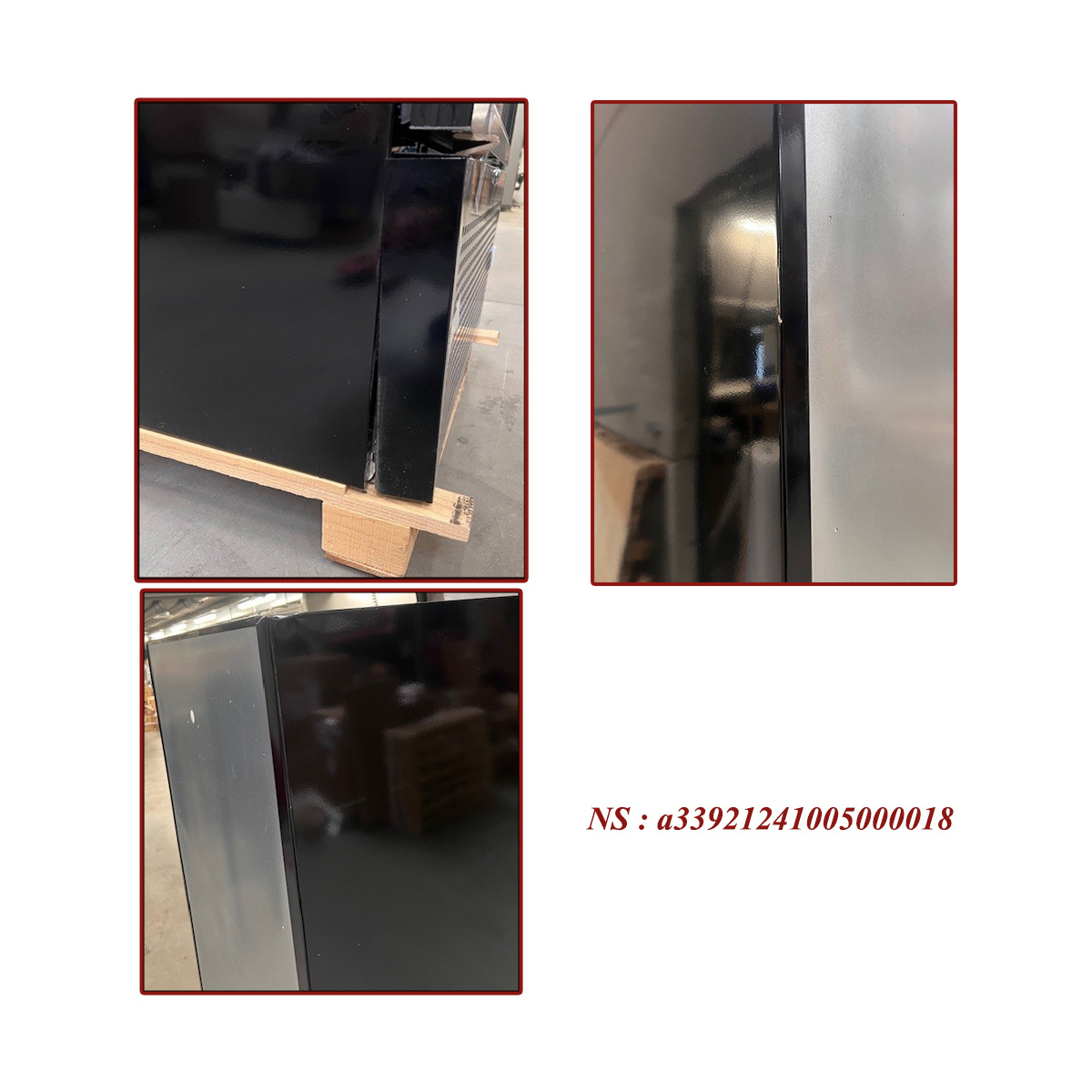 image positieve gekoelde vitrine 494 liter zwart met lichtbak 2