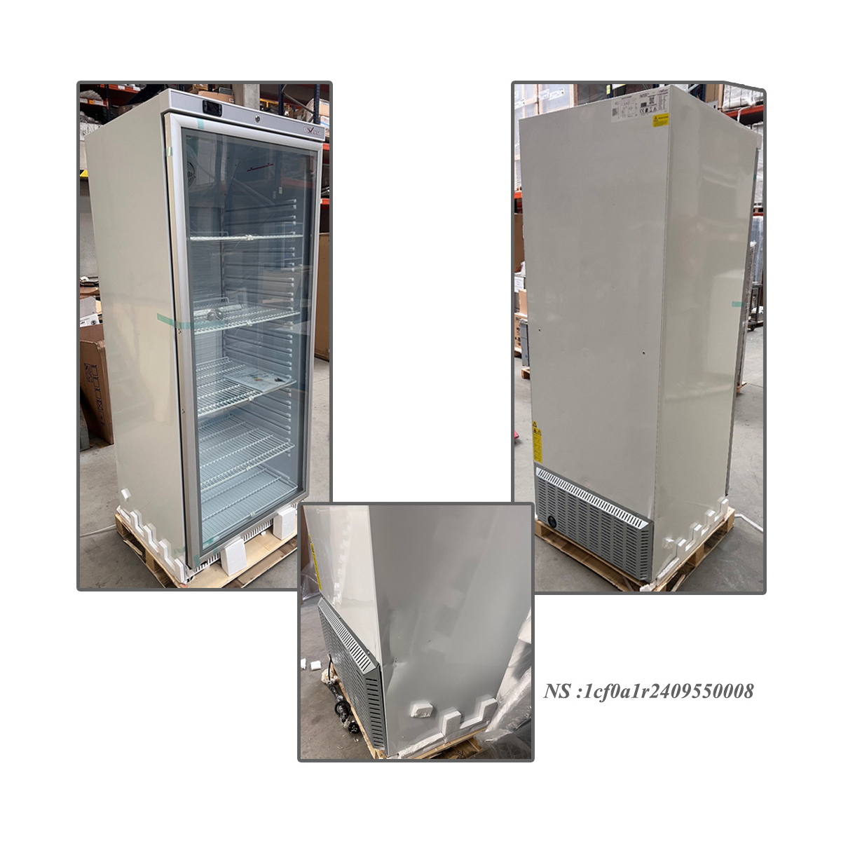 image koelkast gn 2/1, glazen deur, geventileerd, 600 liter - wit 4