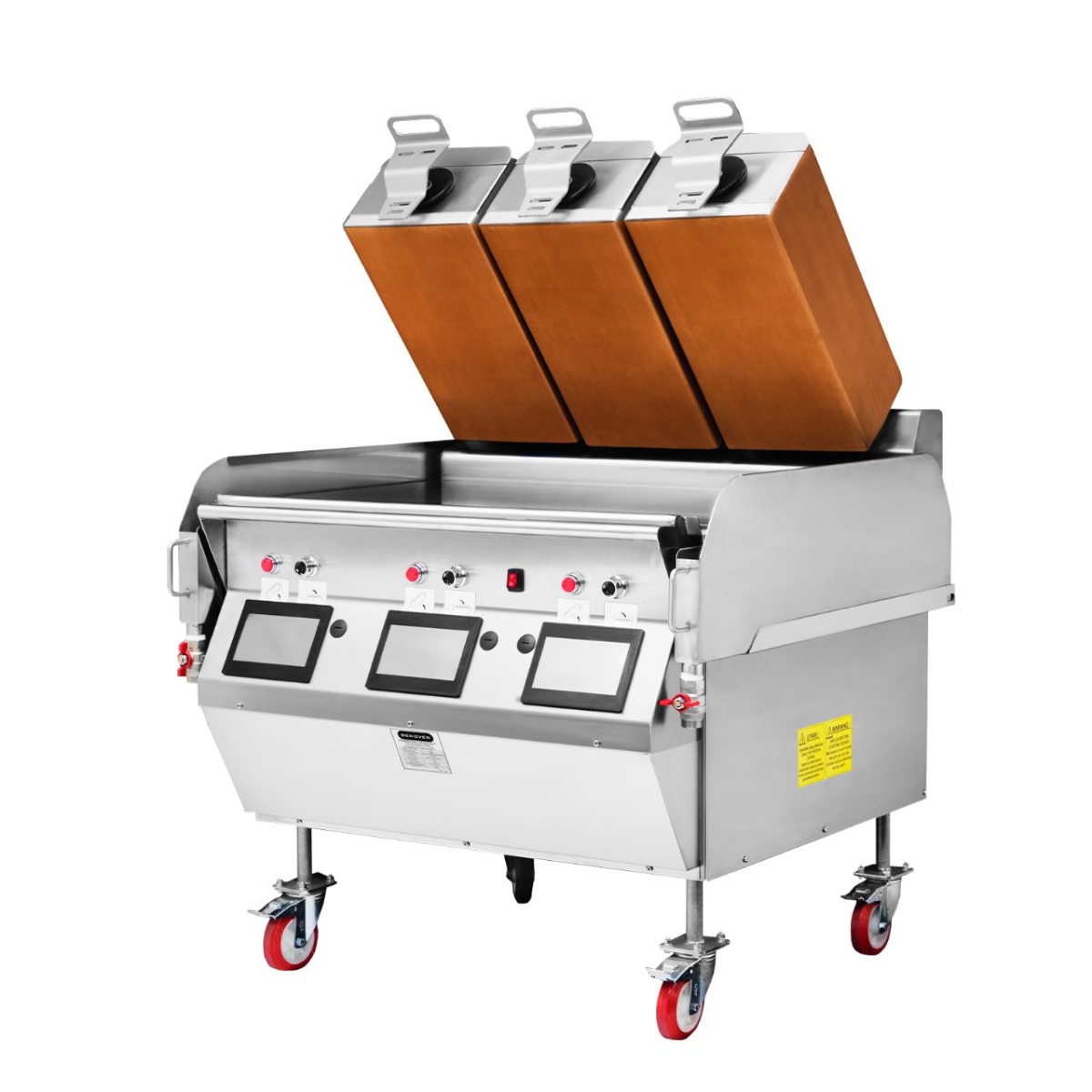 sen 450-epi dubbelzijdige elektrische grill - 3 platen (90 cm/36'') - afbeelding 1