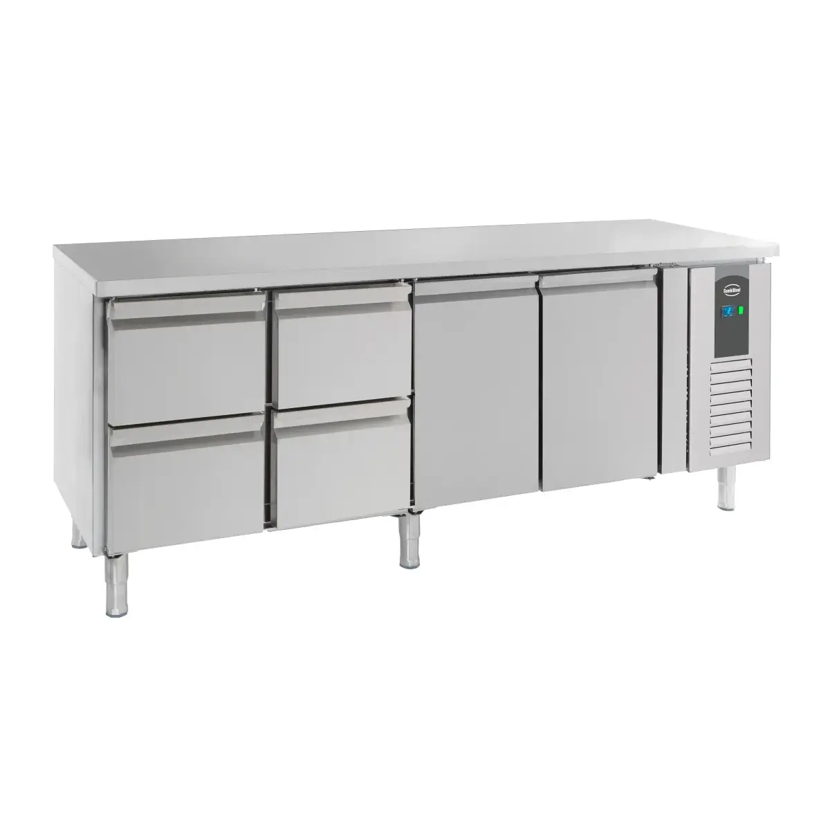 700 koelwerkbank 2drs 4 laden - main image